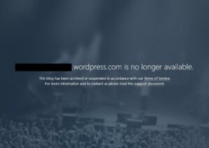 website suspended