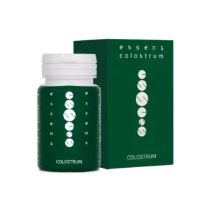essens colostrum supplements with box