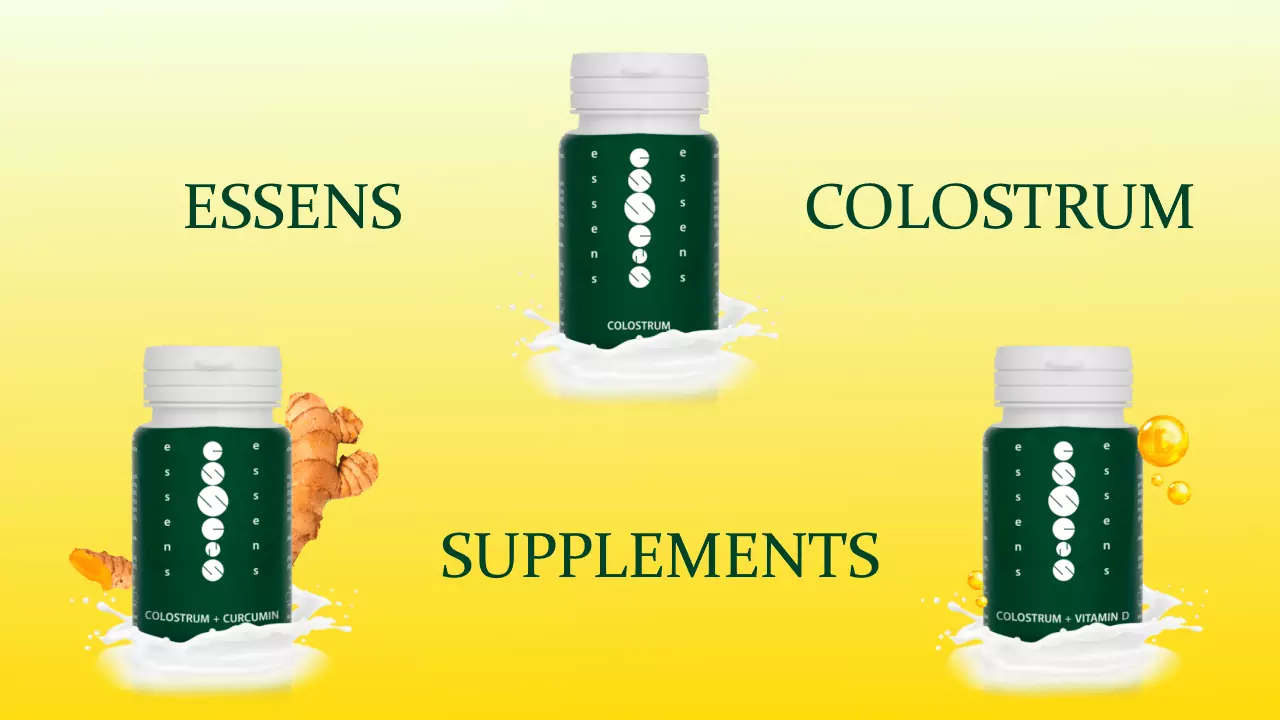 range of essens colostrum supplements